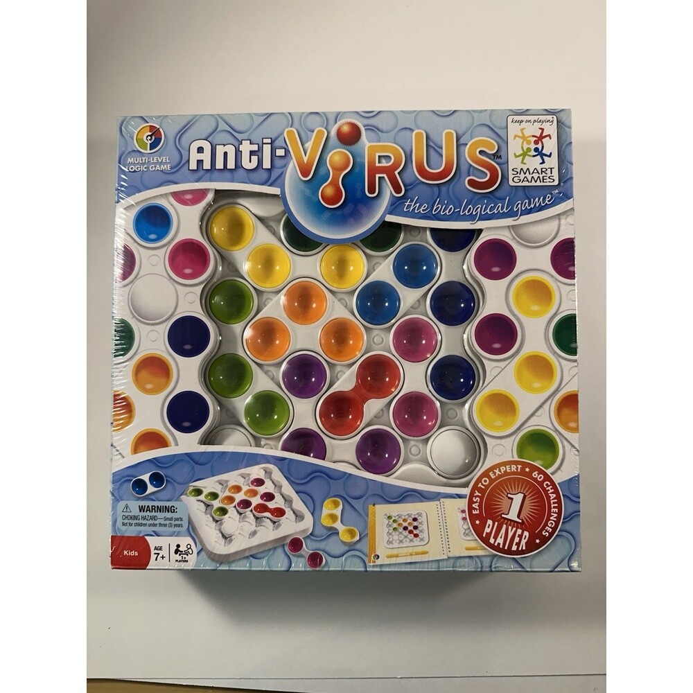 Anti-Virus Bio-Logical Smart Games IQ Brainteaser 1+ Players 2011 Sealed